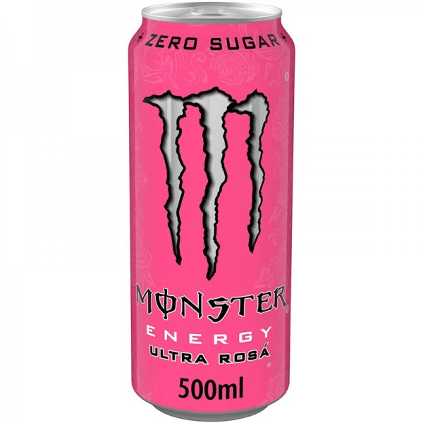 Monster Energy Ultra Rosa 500ml (Zero Sugar) - Pack of 12