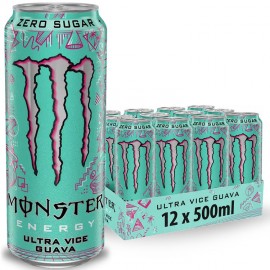 Monster Energy Ultra Vice Guava Zero Sugar 500ml x 12