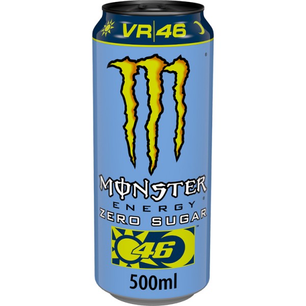 Monster Energy Rossi VR46 Zero Sugar - 500ml x 12 