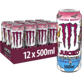 Monster Juiced Viking Berry - 500ml x 12 