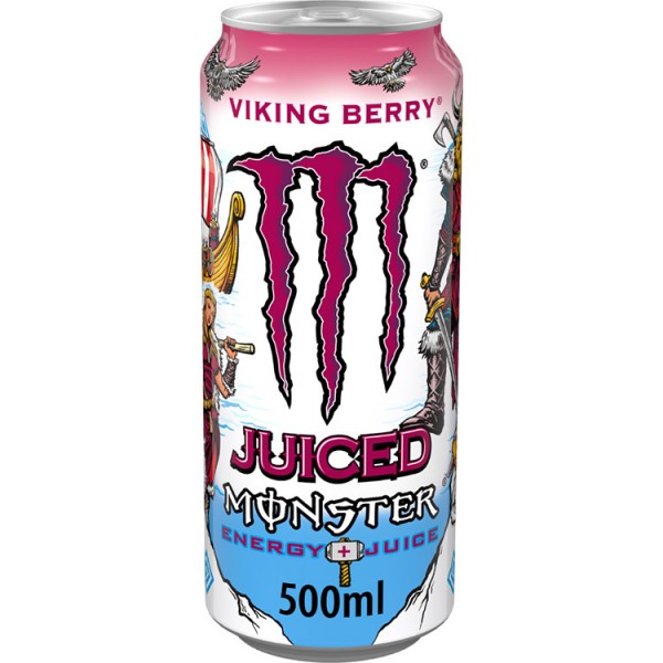 Monster Juiced Viking Berry - 500ml x 12 