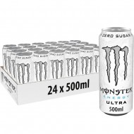 Monster Energy Ultra Zero White 500ml - 24 Pack
