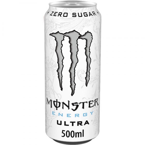 Monster Energy Ultra Zero White 500ml - 24 Pack