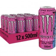 Monster Ultra Ruby Red Zero Sugar 500ml x 12