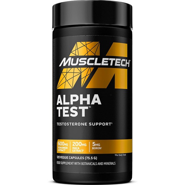 MuscleTech Alpha Test - 120 Veggie Capsules