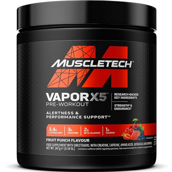 MuscleTech VAPOR X5 Pre Workout - 228g