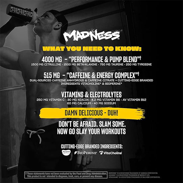 Mutant Madness Pre Workout 30 Servings