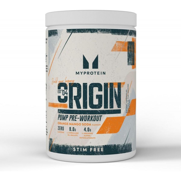 MyProtein Origin Stim Free Pre-Workout 600g