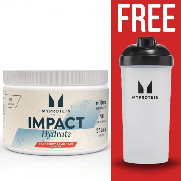 MyProtein Impact Hydrate Electrolyte Powder + FREE MP Shaker