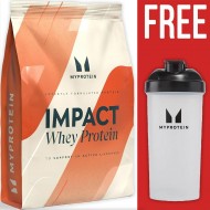 MyProtein Impact Whey Protein 2.5kg + Free MyProtein Shaker