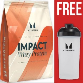 MyProtein Impact Whey Protein 2.5kg + Free MyProtein Shaker