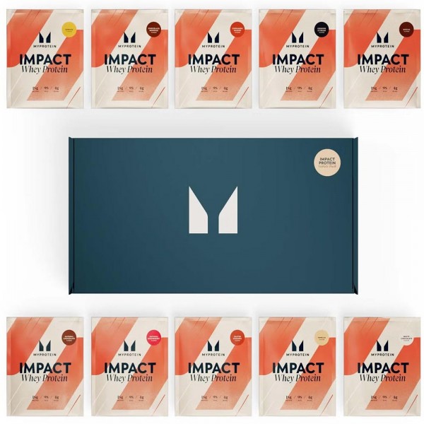 MyProtein Impact Whey Variety Pack - Pack of 10