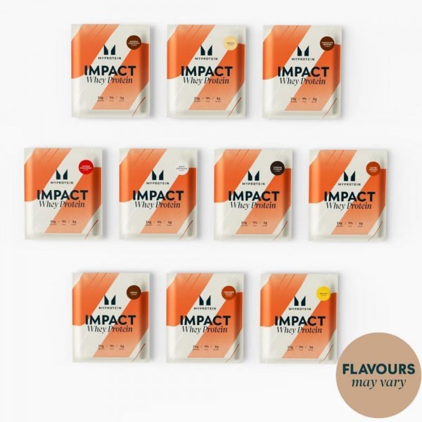 MyProtein Impact Whey Variety Pack - Pack of 10