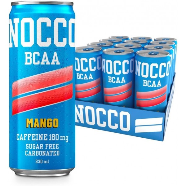 Nocco BCAA Sugar Free Energy 330ml x 12 Pack