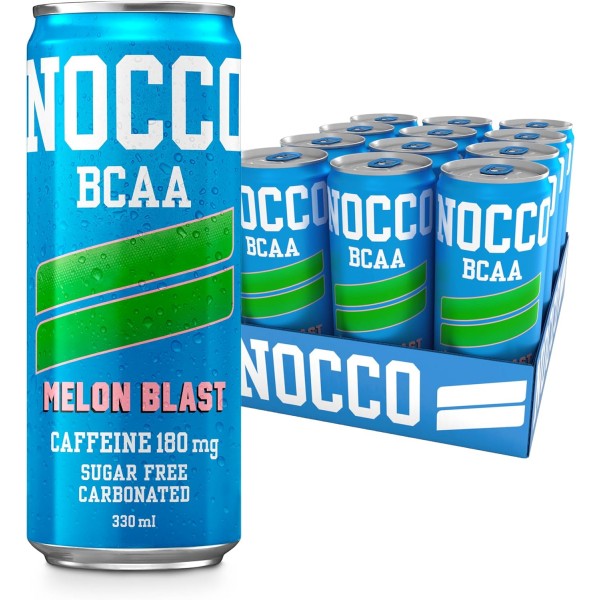 Nocco BCAA Sugar Free Energy 330ml x 12 Pack