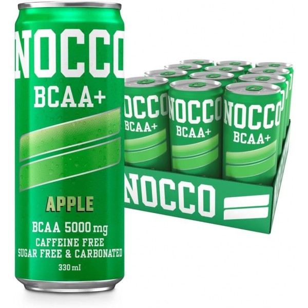 Nocco BCAA Sugar Free Energy 330ml x 12 Pack