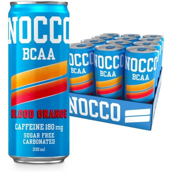 Nocco BCAA Sugar Free Energy 330ml x 12 Pack