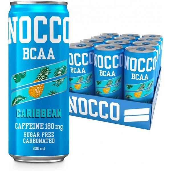 Nocco BCAA Sugar Free Energy 330ml x 12 Pack
