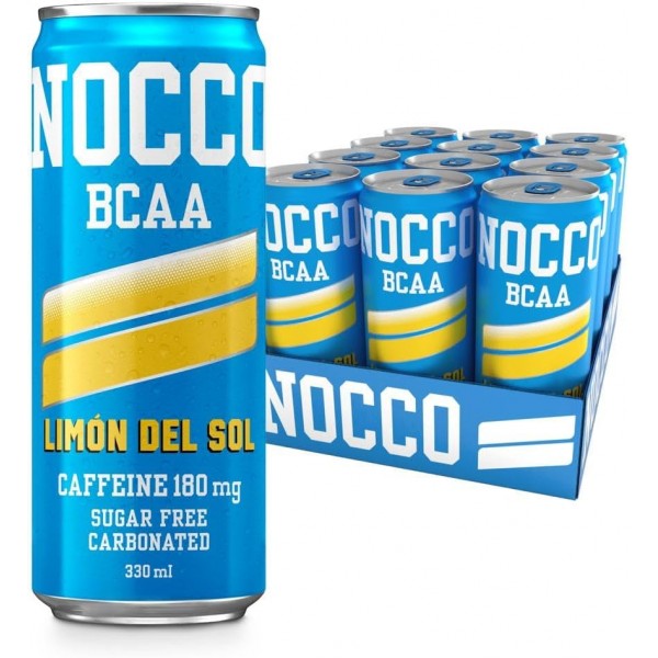 Nocco BCAA Sugar Free Energy 330ml x 12 Pack