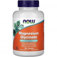 Now Foods Magnesium Glycinate - 180 tablets
