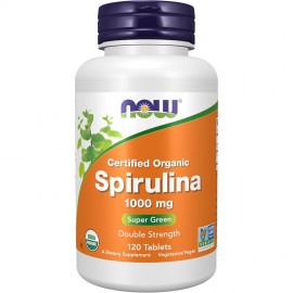 Now Foods - Spirulina - 1000mg - 120 Tablets