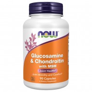 NOW Foods Glucosamine & Chondroitin with MSM Joint Health - 90 Caps
