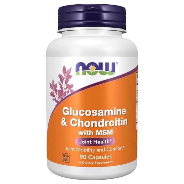 NOW Foods Glucosamine & Chondroitin with MSM Joint Health - 90 Caps