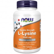 Now Foods L-Lysine Double Strength 1000mg - 100 Tabs