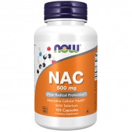 Now Foods NAC 600mg - 100 Capsules
