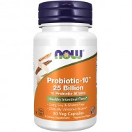 NOW Foods Probiotic-10 25 Billion - 50 Veg Capsules