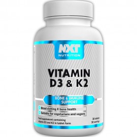 NXT Vitamin D3 & K2 - 30 Tablets