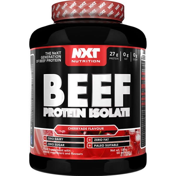 NXT Beef Protein Isolate 1.8kg + Free Glutamine 200 Tablets