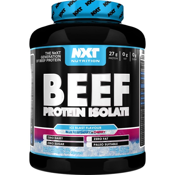 NXT Beef Protein Isolate 1.8kg + Free Glutamine 200 Tablets