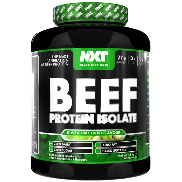 NXT Beef Protein Isolate 1.8kg + Free Glutamine 200 Tablets