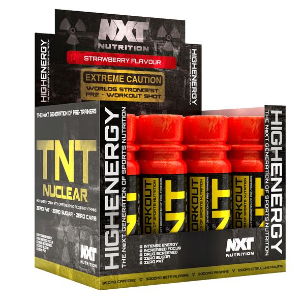 NXT Nutrition TNT Nuclear Pre Workout Shot (12x60ml) 