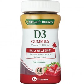 Nature's Bounty Vitamin D3 1000 IU - 60 Gummies 