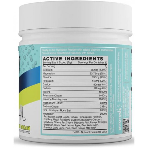 Naughty Boy Hydration Electrolyte 255g  *BBE 06/2026*
