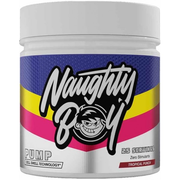 Naughty Boy Pump Stim Free Pre Workout 400g 