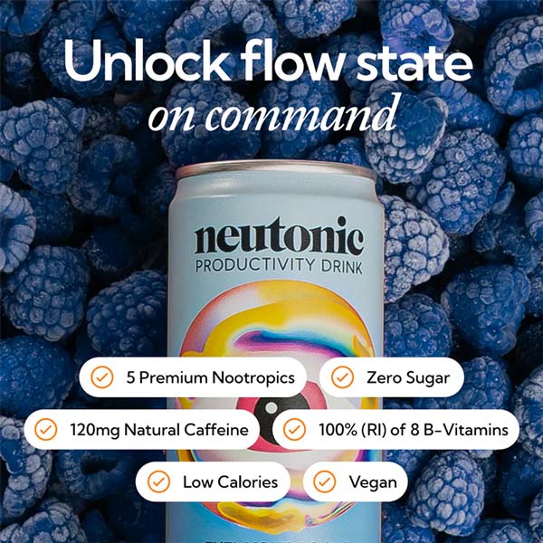 Neutonic Productivity Drink - 12 Cans