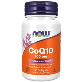 NOW Foods CoQ10 100mg - 50 Softgels