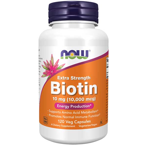 Now Foods Biotin 10000 mcg - 120 Veg Caps
