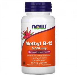 NOW Foods Methyl B12 5000 mcg - 90 Veg Caps