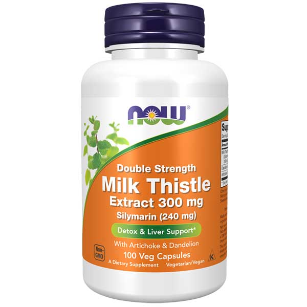 Now Foods Milk Thistle Extract Double Strength 300mg - 100 Veg Caps