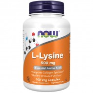 Now Foods L-Lysine 500mg - 100 Veg Caps