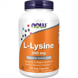 Now Foods L-Lysine 500mg - 250 Veg Caps
