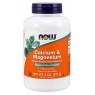 NOW Foods Calcium & Magnesium Citrate Powder with D3 227g