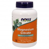 NOW Foods Magnesium Citrate 400mg  120 Veg Capsules