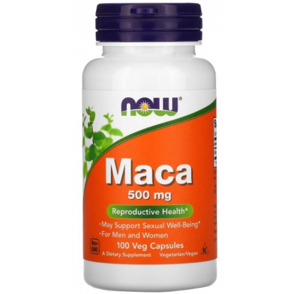 NOW Foods Maca 500mg - 100 Veg Caps