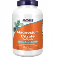 NOW Foods Magnesium Citrate 180 Softgels