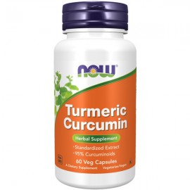 Now Foods Turmeric Curcumin 60 Veg Capsules